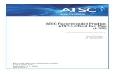 ATSC Recommended Practice: ATSC 3.0 Field Test Plan (A/326) · 5.2.3 Measurement Data Set 19 5.2.4 Measurement Methodology 20 5.2.5 Data Analysis Considerations 24 5.3 Channel Characteristics