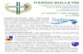 PARISH BULLETIN - NORBERTINES · ST JOSEPH’S CHURCH Fri 19 June 2020 6.00pm ST JOSEPH’S LINEN ROSTER 14 June 2020 21 June 2020 REQUEST FOR DONATIONS: We have had a request for