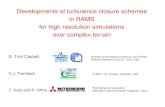 Developments of turbulence closure schemes in RAMS for high …brams.cptec.inpe.br/.../Session03/TriniCastelli-6thRAMS.pdf · 2009-01-07 · Study of different turbulence closure
