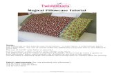 Magical Pillowcase Tutorial Files/PCTute.pdfMagical Pillowcase Tutorial Notes: The pillowcase in this tutorial uses three fabrics - a main fabric, a cuff/contrast fabric, and a trim