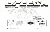 SPEEDX the dx radio magazine for active shortwave …...ior Citizen, but not necessarily a Ham. Plain old Golden Agers get in for $15 plus yearly dues of $2.00. War Vets get in for