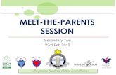 MEET-THE-PARENTS SESSION€¦ · Combined Humanities A2 MT A1 F&N/D&T A2 L1 First Language (EL or Higher MT) R2 Relevant Subject 1 –Mathematics/ Additional Mathematics 2 – Science