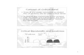 Concept of Critical Band - Miami Universityjaegerh/PHY131/Week08-MO.pdf · 2007-02-26 · Concept of Critical Band •Think of the basilar membrane as divided into 24 sections, the