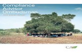 Compliance Advisor Ombudsman€¦4 C 2014 nnal pot This Annual Report reflects the continued growth in CAO’s work. The Office handled 54 cases this year, closing 7, and concluding