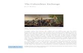 The Columbian Exchange - MRS. MOTSINGER€¦ · The Columbian Exchange brought horses, cattle, sheep, goats, pigs, and a collection of other useful species to the Americas. Before