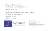 Synapse Energy | - Electric Transmission Technical …...US Total Electricity Costs Synapse Energy Economics Total Costs 255 256 308 367 44.2% Distribution 70 74 82 91 30.5% Transmission