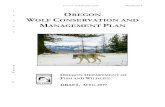 OREGON WOLF CONSERVATION AND MANAGEMENT PLAN€¦ · 27 B. Elk and Mule Deer Populations since Wolf Re-establishment ... 16 Appendix D: Wolf Range Mapping ..... 145 17 . 4/12/19 Draft