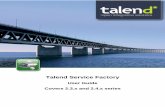 Talend Service Factorydownload-mirror1.talend.com/tsf/user-guide-download/V2.4...CXF development tools, include support for Maven plug-ins, WSDL document creation, and Spring configuration