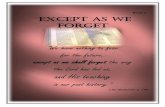 and His teaching - Revelation1412.org...1 Book 2 Except as we forget “We have nothing to fear for the future, except as we shall forget the way the Lord has led us, and His teaching