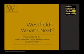 Westfields - What’s Next? · Source: Urban Land Institute, Washington, Westfields Presentation December 6th, 2016 Policy/Regulatory: Fairfax County Comprehensive Plan • Permit