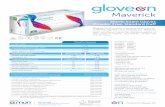 Maverick Specs Sheet (AUS)...elastic formulation mimics the donning properties of latex gloves in softness, stretchability, tactility and comfort ﬁtting. REORDER CODE NTR28XS X-SMALL