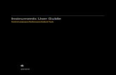 Instruments User Guide - cnblogs.com · Figures,Tables,andListings Chapter1 InstrumentsQuickStart11 Figure1-1 TheInstrumentswindowwhiletracing 15 Figure1-2 TheInstrumentstoolbar 16