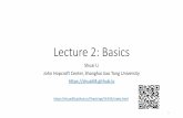 Lecture 2: Basics - GitHub Pages · Last lecture •What is Machine Learning and what is Artificial Intelligence •An example of AI but not ML •A* algorithm •History of ML •Deduction