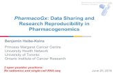 PharmacoGx: Data Sharing and Research …...Bioinformatics and Computational Genomics Laboratory June 25, 2016 PharmacoGx: Data Sharing and Research Reproducibility in Pharmacogenomics