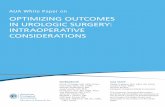 OPTIMIZING OUTCOMES New References: IN UROLOGIC … · Saves Lives Group at the WHO launched a perioperative SSC to minimize the risk of wrong site surgery and improve the safety