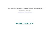 AirWorks AWK-1137C User's Manual - Moxa · 2020-03-14 · AirWorks AWK-1137C User’s Manual . The software described in this manual is furnished under a license agreement and may