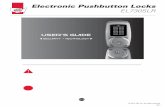 Electronic Pushbutton Locks - LSDA · (only available for Remote Control Electronic Deadbolt) 1. There is one unlock button and one lock button on the remote control. 2. Effective
