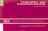 Theory of Knowledge - দর্শন ডট কম · Contemporary interest in the nature of knowledge pertains not only to that branch of philosophy called "theory of knowledge"