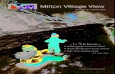 Milton Village ViewMilton Village View€¦ · and generalized oedema, to reduce risk. Currently only used in community/hospital with limited capacity, and therefore leading to the