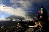 Wharton Leadership Ventures Program...Sisco Fernandez Lauren Marion Shilpa Sethuraman TALL SHIPS SAILING NAVIGATION & OCEANOGRAPHIC EXPLORATION December 29, 2017 –January 6, 2018