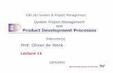 Product Development Processesdspace.mit.edu/bitstream/handle/1721.1/80702/esd... · Telecommunications Development: The Planned Process Concept Approval CONCEPT SPECIFICATIONS Network