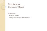 Computer Basics - cden.tu.edu.iqcden.tu.edu.iq/.../20162017/Computer_Basics1.pdf · the computer what to do and how to look. Computer programmers write the codes/instructions that