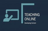 Teaching Online · the Online Lecture” “Video for Teaching and Learning” “Student Digital Projects” “15 Fun, Fast, and Formative Assessments” “Quick Classroom Assessment