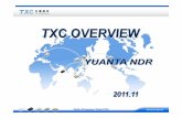 Content Company Overview Products & TechnologyProducts ... · Financial OverviewFinancial Overview New BusinessNew Business. 3 Company Profile • TXC Corporation, founded in 1983,