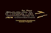 Construction Excellence Awards Program - CISCA Awards Book 2020 for website.pdfWelcome to the 2020 CISCA Awards Celebration and Dinner @ Bally’s in Las Vegas. I hope you have a wonderful