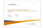 Duke Energy Photovoltaic Integration Study: Carolinas ... · using ESIOS and cost analyses, and Yu Zhang for graphic analyses of variability. Nader Samaan led the transmission analysis
