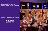 RECOGNITION GALA - Microsoft...The Recognition Gala is an evening that honors the outgoing Chair of the Chamber Board as well as seven award categories including: Business of the Year,
