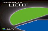 Inspiration LICHT - ELEKTRA · neueste Licht- und Verbindungstechnologie. Licht ist unsere Leidenschaft. Also radiates externally We understand each other as light designers that