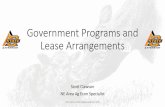 Government Programs and Lease Arrangementsoces.okstate.edu/nedistrict/Files Combined.pdf · Both tenants and landlords should estimate their contributions to production ... Legal