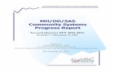 MH/DD/SAS Community Systems Progress Report...Community Systems Progress Report: Second Quarter SFY 2011-2012 1 Introduction The NC Division of Mental Health, Developmental Disabilities,