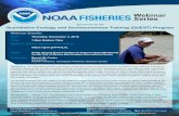 Webinar Series - NOAA · Webinar Series Sponsored by the Quantitative Ecology and Socioeconomics Training (QUEST) Program Abstract: This presentation will show how Google Internet