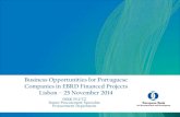 Business Opportunities for Portuguese Companies in EBRD ...portugalglobal.pt/PT/Internacionalizar/Multilatera... · The Employer now invites sealed tenders from contractors for the