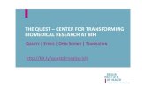 THE QUEST –CENTER FOR TRANSFORMING BIOMEDICAL …89dd3ef9-c001-45f4-b83b-46b6618f6… · Result dissemination of completed clinical trials from all German university medical centers