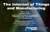 The Internet of Things and Manufacturing · 4/16/2014  · Internet of Things and Services - Bosch Social Web of Things (Networked Society) - Ericsson Internet of Everything – Cisco,