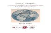 Spaces of Confrontation - Real Colegio Complutense · Spaces of Confrontation 3rd International Conference in Transatlantic Studies May 12nd and 13rd, 2017 Barker Center & Lamont