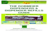 THE DOBMEIER DISPENSERS & DISPENSER REFILLS GUIDE the dobmeier dispensers & dispenser refills guide