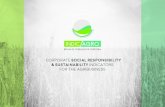 Corporate Social Responsibility & Sustainability ... indicadore… · introduce Corporate Social Responsibility & Sustainability (CSR&S) into their business strategies. Why did we