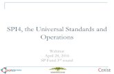 SPI4, the Universal Standards and Operationsmfc.org.pl/wp-content/uploads/2016/04/SPF3-Webinar... · 4/28/2016  · consolidate or reschedule loans for clients ... acceptable/unacceptable