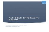 Fall 2015 Enrollment Report Materi… · Web viewBetween Fall 2014 and Fall 2015 there were 16 less withdrawals a reduction of 19%. The largest number of withdrawals are within the