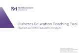 Diabetes Educaon Teaching Tool · Flipchart and Paent Educaon Handouts Informaon adopted from: American Diabetes Associaon(ADA) h@ps:// Krames Paent Educaon Handouts Table of Contents