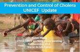 Prevention and Control of Cholera UNICEF Update · Prevention and Control of Cholera UNICEF Update Imran Mirza GTFCC - OCV working group meeting 5-6 December, 2018 Veyrier du Lac,