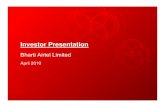 Investor Presentation - Amazon S3...Investor Presentation Bharti Airtel Limited April 2010 Disclaimer The information contained in this presentation is only current as of its date.