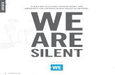 PLAN A DAY OF SILENCE TO RAISE MONEY AND ......Issues like child labor, child soldiers, and access to water and education drown out the voices of youth across the globe. Take a vow