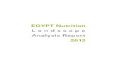 EGYPT Nutrition Landscape Analysis Report 2012 · Egyptian Nutrition Landscape Analysis Report Egyptian Nutrition Landscape Analysis Report 4 ACKNOWLEDGEMENTS The successful completion