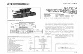 DSPE*J · 2011-08-11 · DSPE*J PROPORTIONAL DIRECTIONAL VALVE PILOT OPERATED WITH FEEDBACK AND INTEGRATED ELECTRONICS SERIES 20 OPERATING PRINCIPLE 83 330/110 ED SUBPLATE MOUNTING