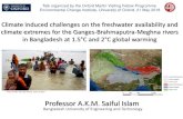 Professor A.K.M. Saiful Islam - Oxford Martin School · 2019-07-29 · Professor A.K.M. Saiful Islam Talk organized by the Oxford Martin Visiting Fellow Programme Environmental Change